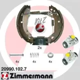 Bremsbackensatz Hinterachse ZIMMERMANN 20990.102.7