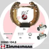 Bremsbackensatz ZIMMERMANN 20990.104.8