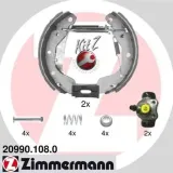 Bremsbackensatz Hinterachse ZIMMERMANN 20990.108.0