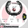 Bremsbackensatz Hinterachse ZIMMERMANN 20990.124.3
