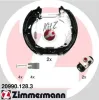 Bremsbackensatz Hinterachse ZIMMERMANN 20990.128.3
