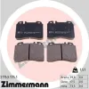 Bremsbelagsatz, Scheibenbremse Vorderachse ZIMMERMANN 21153.175.1