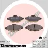 Bremsbelagsatz, Scheibenbremse Vorderachse ZIMMERMANN 21365.170.1