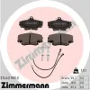Bremsbelagsatz, Scheibenbremse Vorderachse ZIMMERMANN 21463.180.2