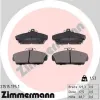 Bremsbelagsatz, Scheibenbremse Vorderachse ZIMMERMANN 21515.175.1