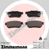 Bremsbelagsatz, Scheibenbremse Hinterachse ZIMMERMANN 21738.130.1