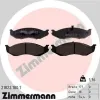 Bremsbelagsatz, Scheibenbremse Vorderachse ZIMMERMANN 21822.180.1