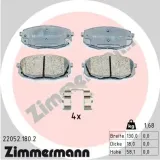 Bremsbelagsatz, Scheibenbremse Vorderachse ZIMMERMANN 22052.180.2