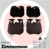 Bremsbelagsatz, Scheibenbremse Vorderachse ZIMMERMANN 22392.195.1