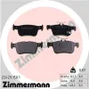 Bremsbelagsatz, Scheibenbremse Hinterachse ZIMMERMANN 22429.150.1