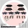 Bremsbelagsatz, Scheibenbremse Hinterachse ZIMMERMANN 22852.160.2