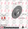 Bremsscheibe Hinterachse ZIMMERMANN 230.2352.52