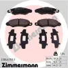 Bremsbelagsatz, Scheibenbremse Vorderachse ZIMMERMANN 23046.155.1