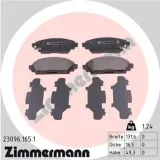 Bremsbelagsatz, Scheibenbremse Vorderachse ZIMMERMANN 23096.165.1