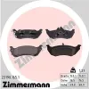Bremsbelagsatz, Scheibenbremse Hinterachse ZIMMERMANN 23190.165.1
