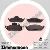 Bremsbelagsatz, Scheibenbremse Vorderachse ZIMMERMANN 23193.165.1