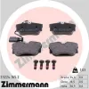 Bremsbelagsatz, Scheibenbremse Hinterachse ZIMMERMANN 23224.165.2