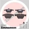 Bremsbelagsatz, Scheibenbremse Vorderachse ZIMMERMANN 23312.200.1