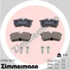 Bremsbelagsatz, Scheibenbremse Hinterachse ZIMMERMANN 23353.150.1