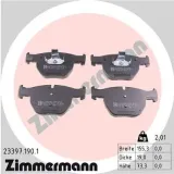 Bremsbelagsatz, Scheibenbremse Vorderachse ZIMMERMANN 23397.190.1