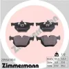 Bremsbelagsatz, Scheibenbremse Hinterachse ZIMMERMANN 23550.170.1