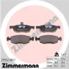 Bremsbelagsatz, Scheibenbremse Vorderachse ZIMMERMANN 23552.180.1
