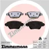 Bremsbelagsatz, Scheibenbremse Hinterachse ZIMMERMANN 23557.970.1