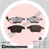 Bremsbelagsatz, Scheibenbremse Vorderachse ZIMMERMANN 23587.900.1