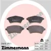 Bremsbelagsatz, Scheibenbremse Vorderachse ZIMMERMANN 23615.175.1
