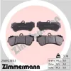 Bremsbelagsatz, Scheibenbremse Vorderachse ZIMMERMANN 23692.165.1