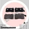 Bremsbelagsatz, Scheibenbremse Vorderachse ZIMMERMANN 23756.155.2