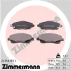 Bremsbelagsatz, Scheibenbremse Vorderachse ZIMMERMANN 23768.185.1
