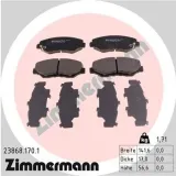Bremsbelagsatz, Scheibenbremse Vorderachse ZIMMERMANN 23868.170.1