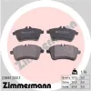 Bremsbelagsatz, Scheibenbremse Vorderachse ZIMMERMANN 23881.200.1