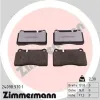 Bremsbelagsatz, Scheibenbremse Vorderachse ZIMMERMANN 24098.970.1