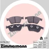 Bremsbelagsatz, Scheibenbremse Vorderachse ZIMMERMANN 24176.210.1
