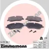 Bremsbelagsatz, Scheibenbremse Vorderachse ZIMMERMANN 24191.180.1