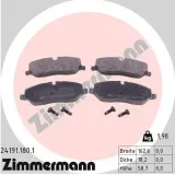 Bremsbelagsatz, Scheibenbremse Vorderachse ZIMMERMANN 24191.180.1
