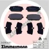 Bremsbelagsatz, Scheibenbremse Hinterachse ZIMMERMANN 24298.140.1