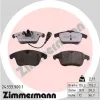 Bremsbelagsatz, Scheibenbremse Vorderachse ZIMMERMANN 24333.900.1