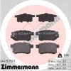 Bremsbelagsatz, Scheibenbremse Hinterachse ZIMMERMANN 24435.150.1