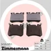 Bremsbelagsatz, Scheibenbremse Vorderachse ZIMMERMANN 24524.995.1