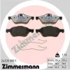 Bremsbelagsatz, Scheibenbremse Vorderachse ZIMMERMANN 24535.980.1