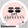 Bremsbelagsatz, Scheibenbremse Hinterachse ZIMMERMANN 24537.160.2