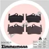 Bremsbelagsatz, Scheibenbremse Hinterachse ZIMMERMANN 24541.155.9