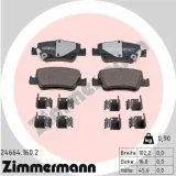 Bremsbelagsatz, Scheibenbremse ZIMMERMANN 24664.160.2