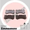 Bremsbelagsatz, Scheibenbremse Vorderachse ZIMMERMANN 24681.966.1