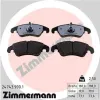 Bremsbelagsatz, Scheibenbremse Vorderachse ZIMMERMANN 24743.990.1