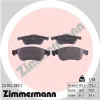Bremsbelagsatz, Scheibenbremse Vorderachse ZIMMERMANN 24914.180.1