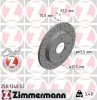 Bremsscheibe Hinterachse ZIMMERMANN 250.1340.52